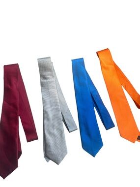 New Classic Men's Solid Neck Tie Bundle